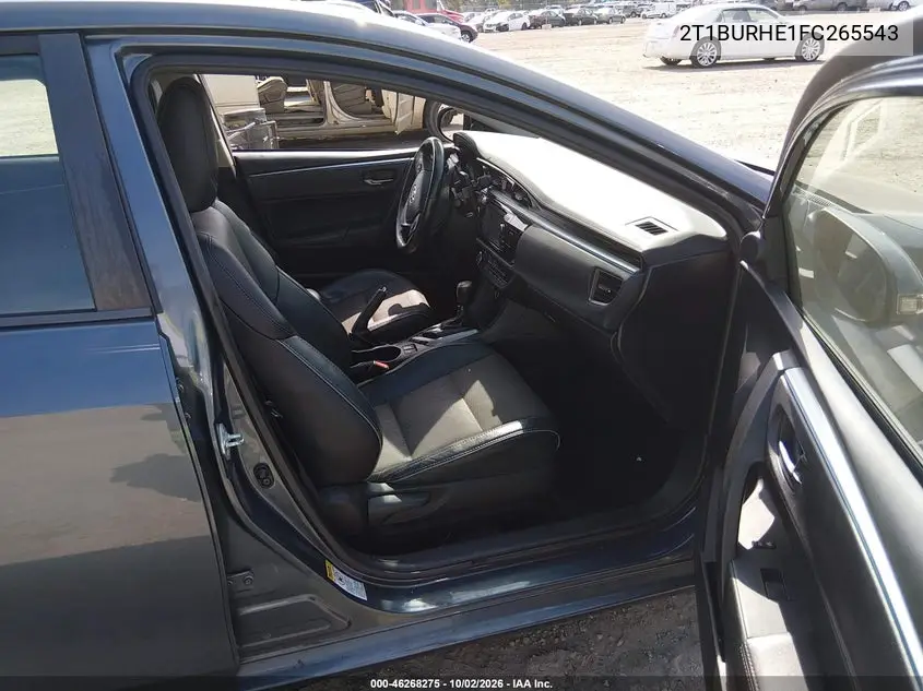 2015 TOYOTA COROLLA VIN 2T1BURHE1FC265543 — фото 5
