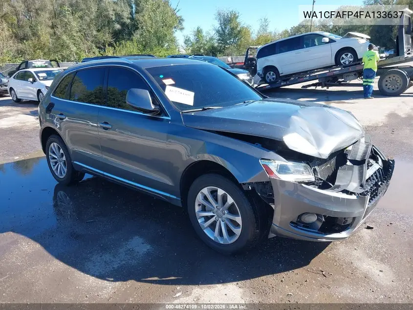 AUDI Q5 2015, VIN WA1CFAFP4FA133637