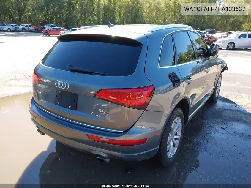 2015 AUDI Q5 VIN WA1CFAFP4FA133637 — фото 4