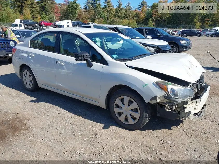 SUBARU IMPREZA 2015, VIN JF1GJAA64FH024273