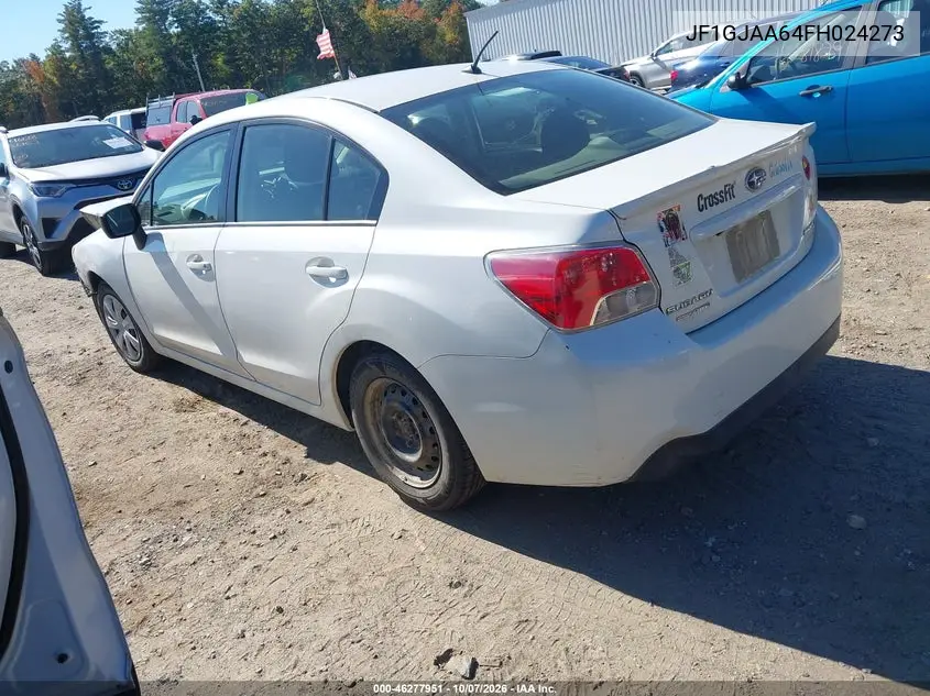 2015 SUBARU IMPREZA VIN JF1GJAA64FH024273 — фото 3