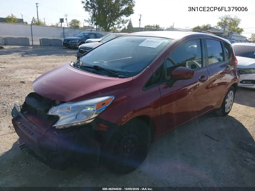2015 NISSAN NOTE VIN 3N1CE2CP6FL379006 — фото 2