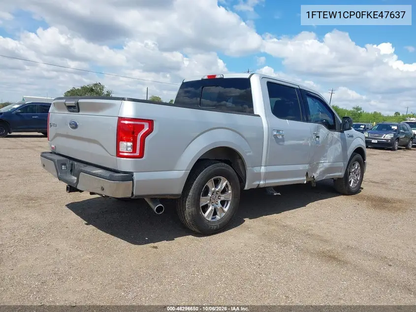 2015 FORD F-150 VIN 1FTEW1CP0FKE47637 — фото 4