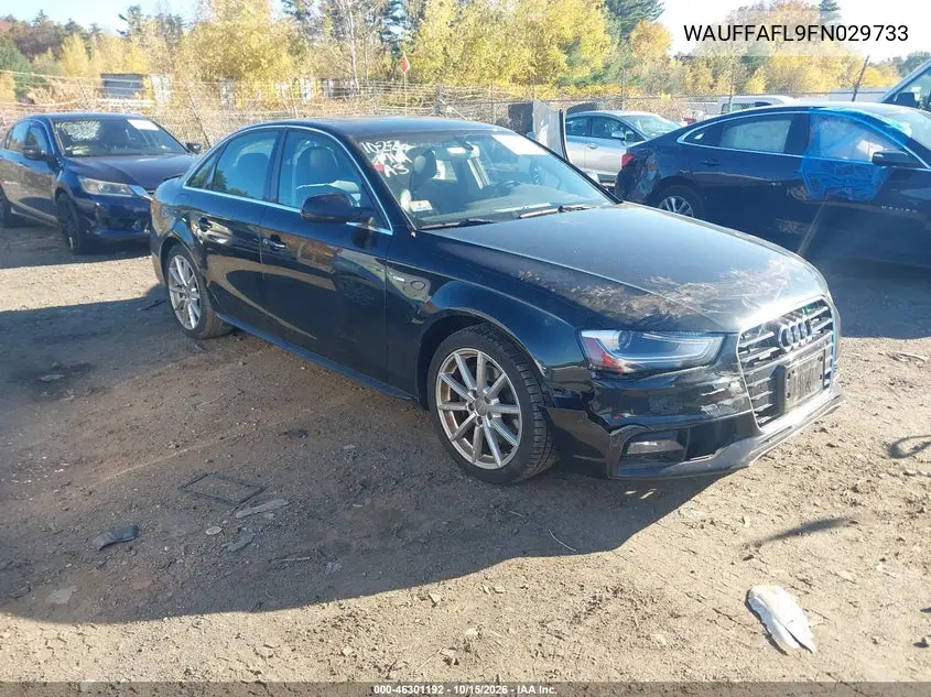 AUDI A4 2015, VIN WAUFFAFL9FN029733