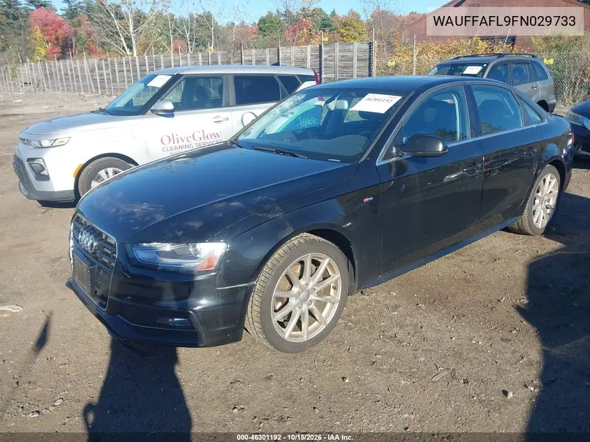 2015 AUDI A4 VIN WAUFFAFL9FN029733 — фото 2
