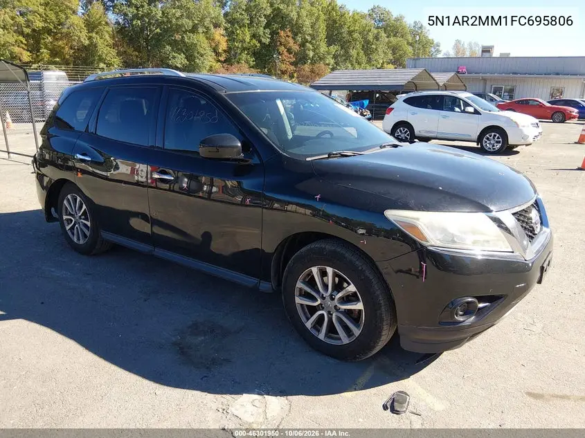 NISSAN PATHFINDER 2015, VIN 5N1AR2MM1FC695806