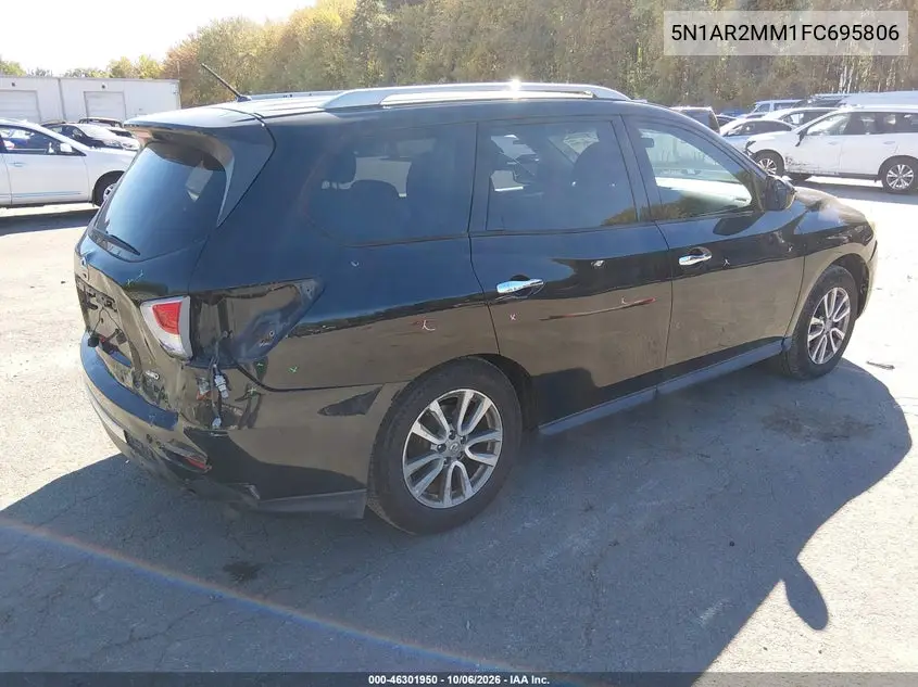 2015 NISSAN PATHFINDER VIN 5N1AR2MM1FC695806 — фото 4