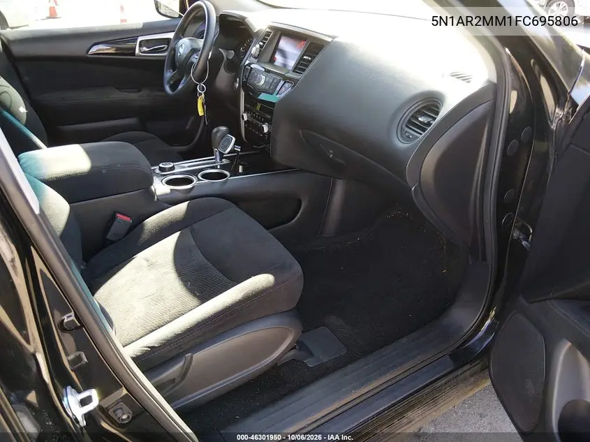 2015 NISSAN PATHFINDER VIN 5N1AR2MM1FC695806 — фото 5