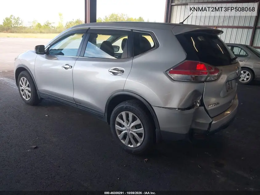 2015 NISSAN ROGUE VIN KNMAT2MT3FP508068 — фото 3