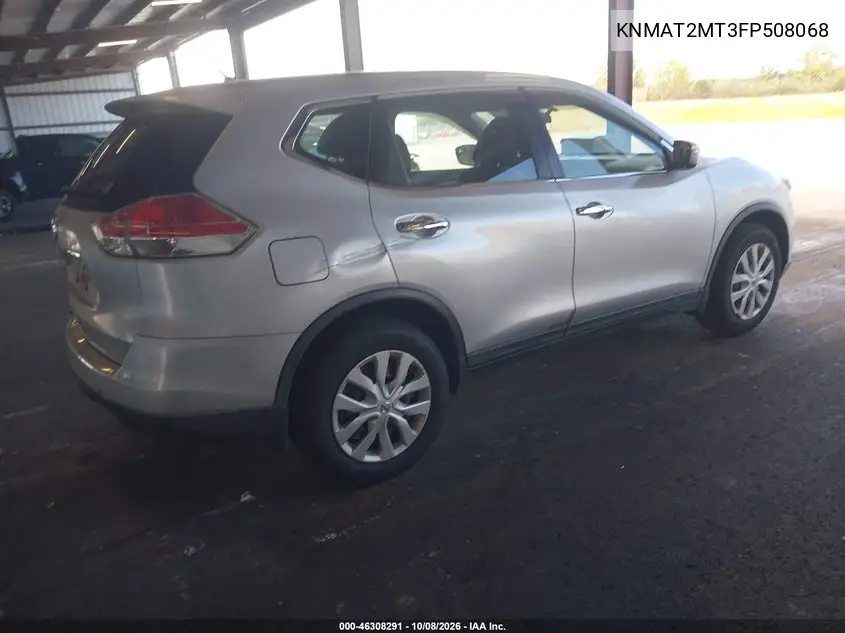 2015 NISSAN ROGUE VIN KNMAT2MT3FP508068 — фото 4