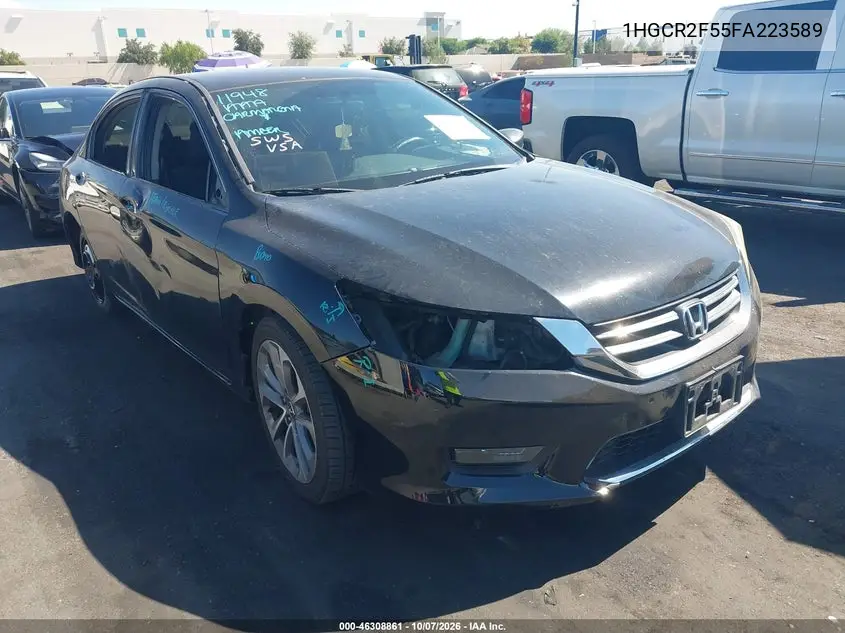 HONDA ACCORD 2015, VIN 1HGCR2F55FA223589