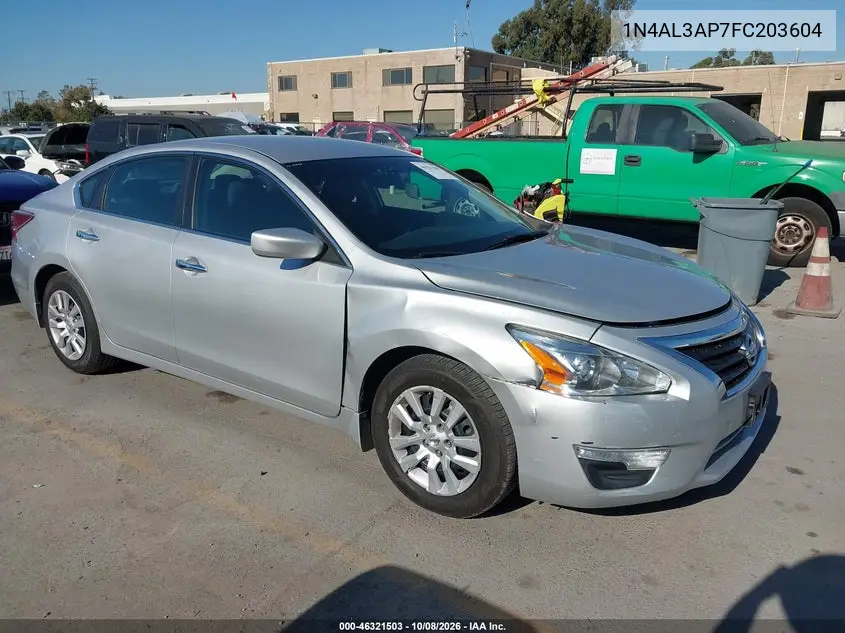 NISSAN ALTIMA 2015, VIN 1N4AL3AP7FC203604