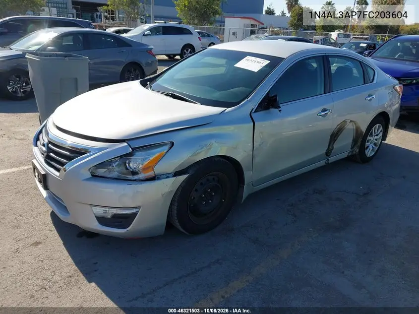 2015 NISSAN ALTIMA VIN 1N4AL3AP7FC203604 — фото 2