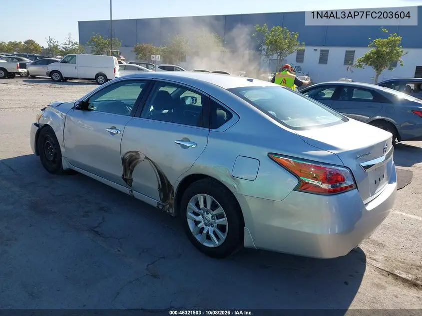 2015 NISSAN ALTIMA VIN 1N4AL3AP7FC203604 — фото 3