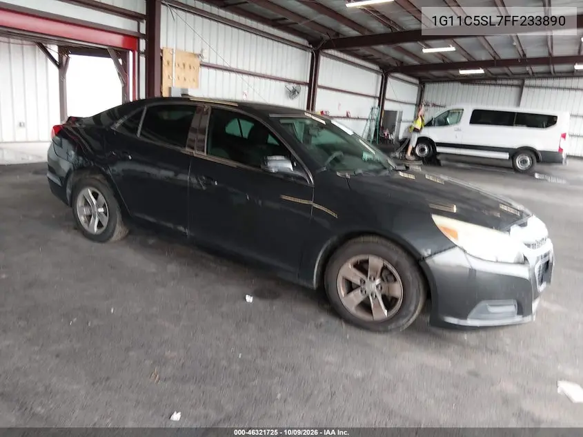 CHEVROLET MALIBU 2015, VIN 1G11C5SL7FF233890