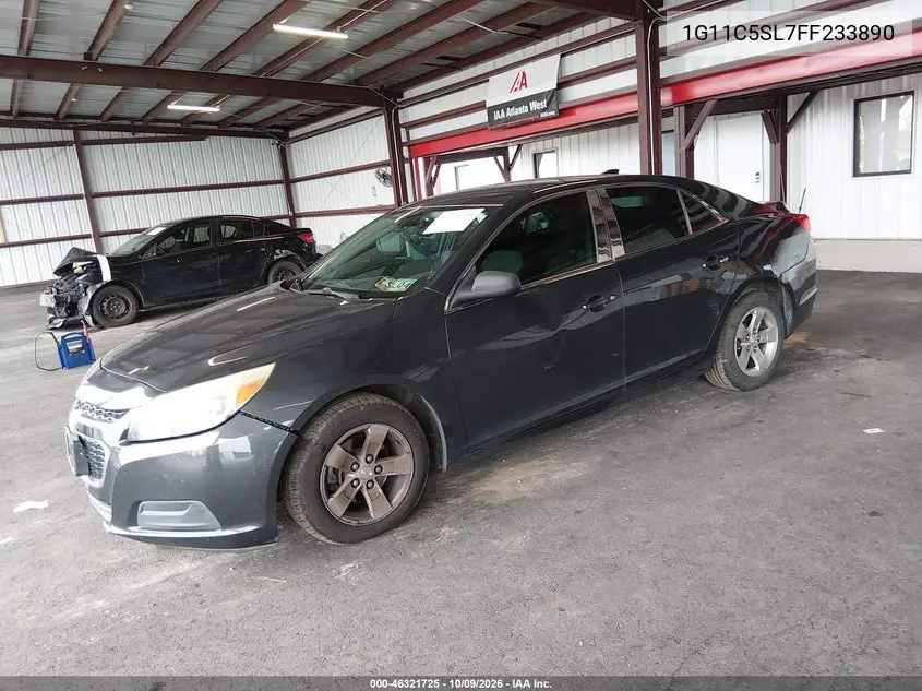 2015 CHEVROLET MALIBU VIN 1G11C5SL7FF233890 — фото 2