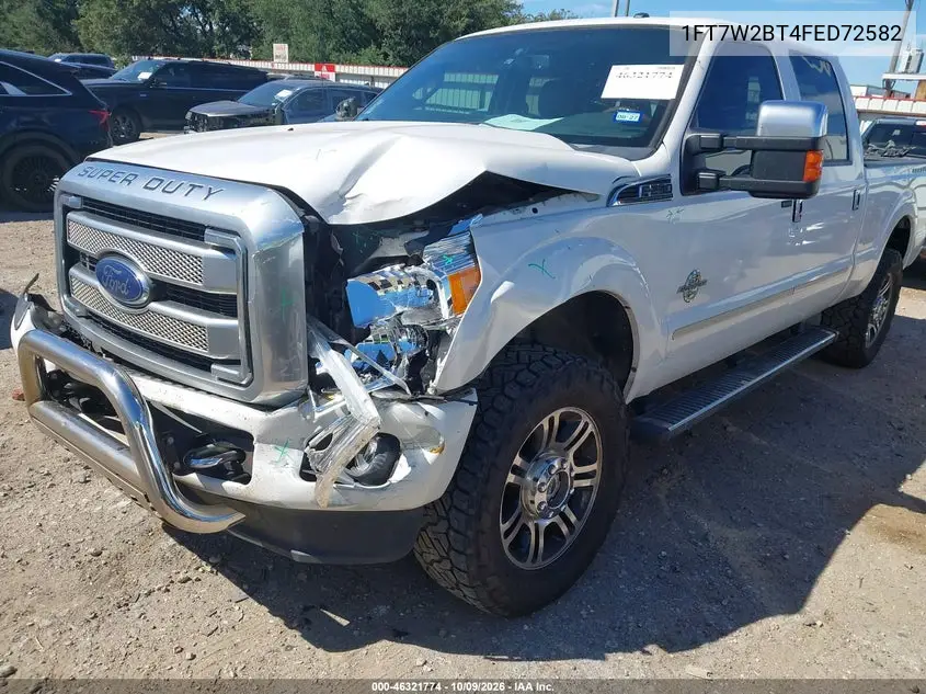 2015 FORD F250 VIN 1FT7W2BT4FED72582 — фото 2