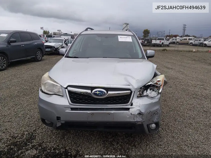 2015 SUBARU FORESTER VIN JF2SJAHC0FH494639 — фото 12