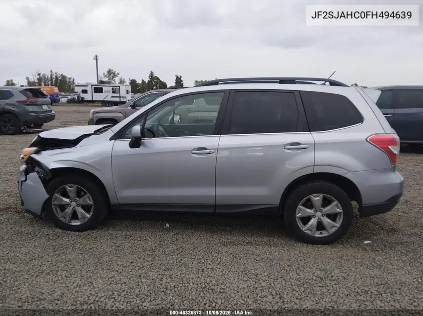 2015 SUBARU FORESTER VIN JF2SJAHC0FH494639 — фото 14