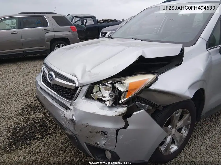 2015 SUBARU FORESTER VIN JF2SJAHC0FH494639 — фото 6