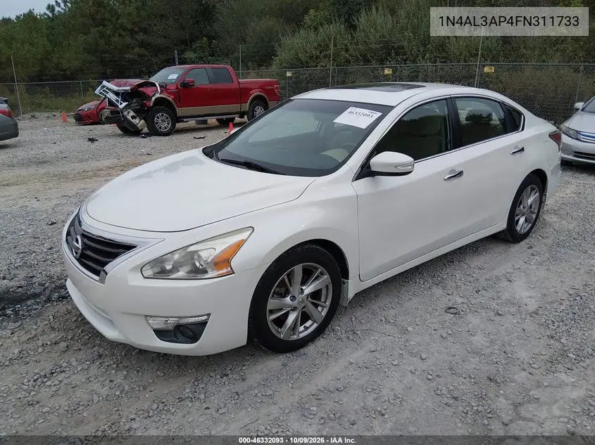 2015 NISSAN ALTIMA VIN 1N4AL3AP4FN311733 — фото 2