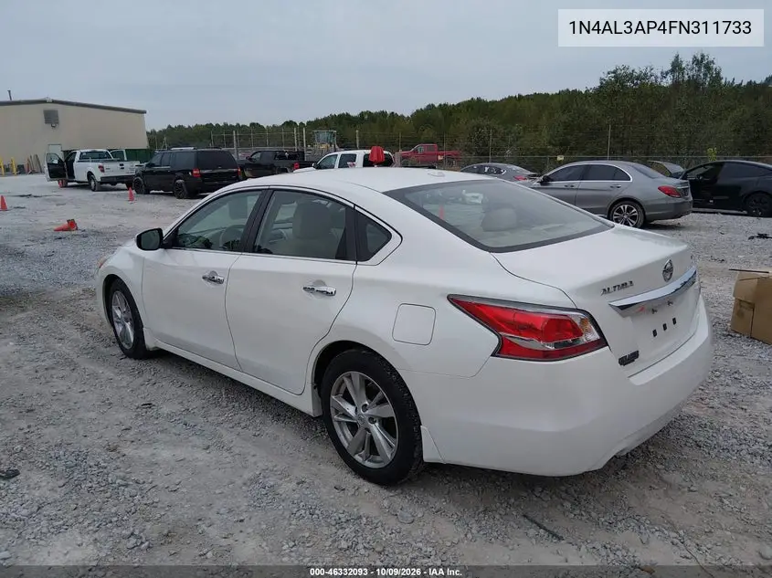 2015 NISSAN ALTIMA VIN 1N4AL3AP4FN311733 — фото 3