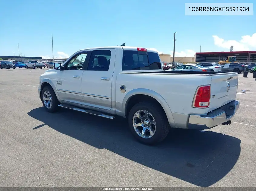 2015 RAM 1500 VIN 1C6RR6NGXFS591934 — фото 3