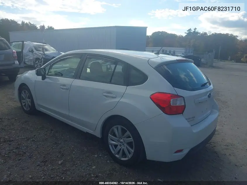 2015 SUBARU IMPREZA VIN JF1GPAC60F8231710 — фото 3