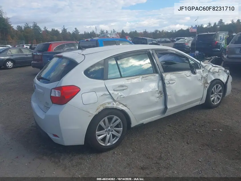2015 SUBARU IMPREZA VIN JF1GPAC60F8231710 — фото 4