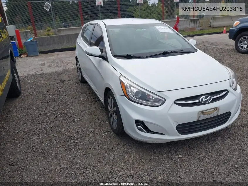 HYUNDAI ACCENT 2015, VIN KMHCU5AE4FU203818