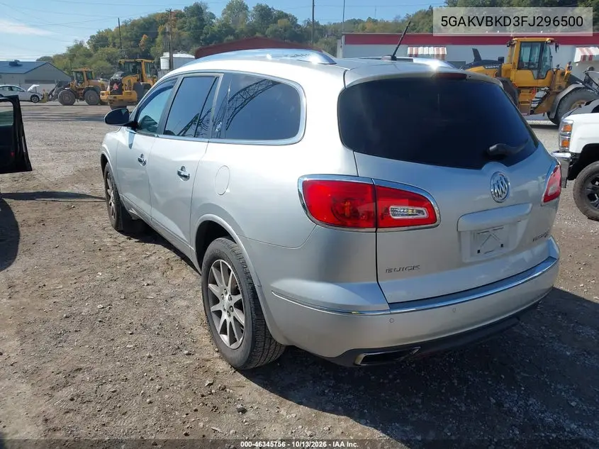 2015 BUICK ENCLAVE VIN 5GAKVBKD3FJ296500 — фото 3