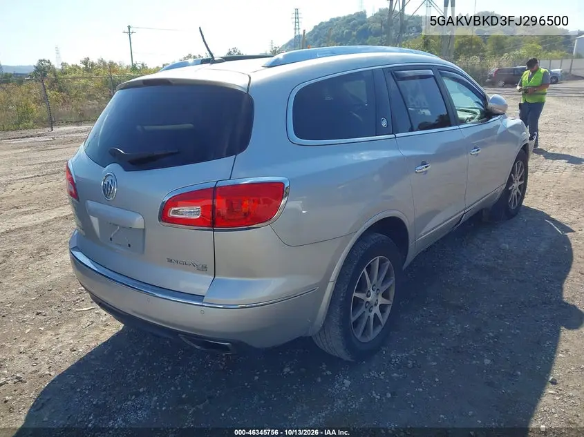 2015 BUICK ENCLAVE VIN 5GAKVBKD3FJ296500 — фото 4