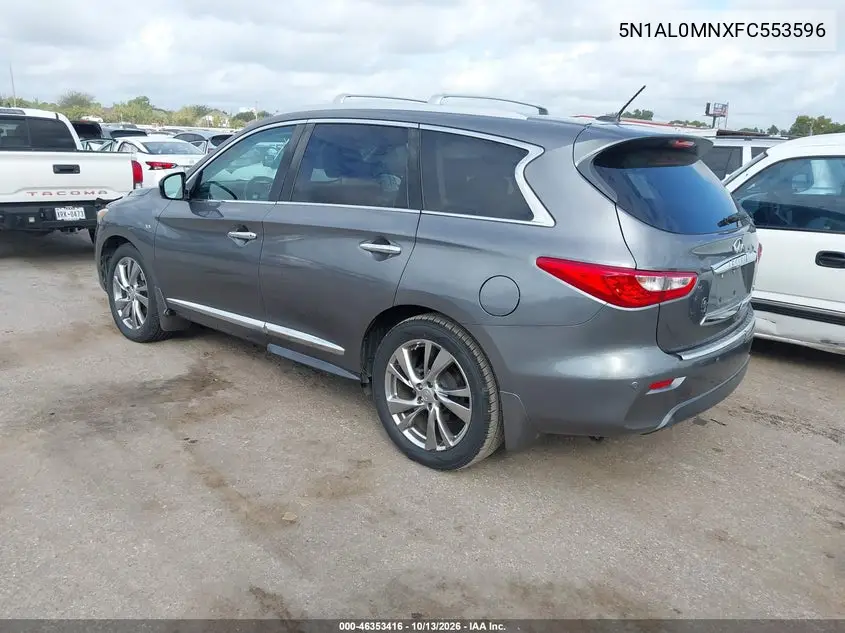 2015 INFINITI QX60 VIN 5N1AL0MNXFC553596 — фото 3
