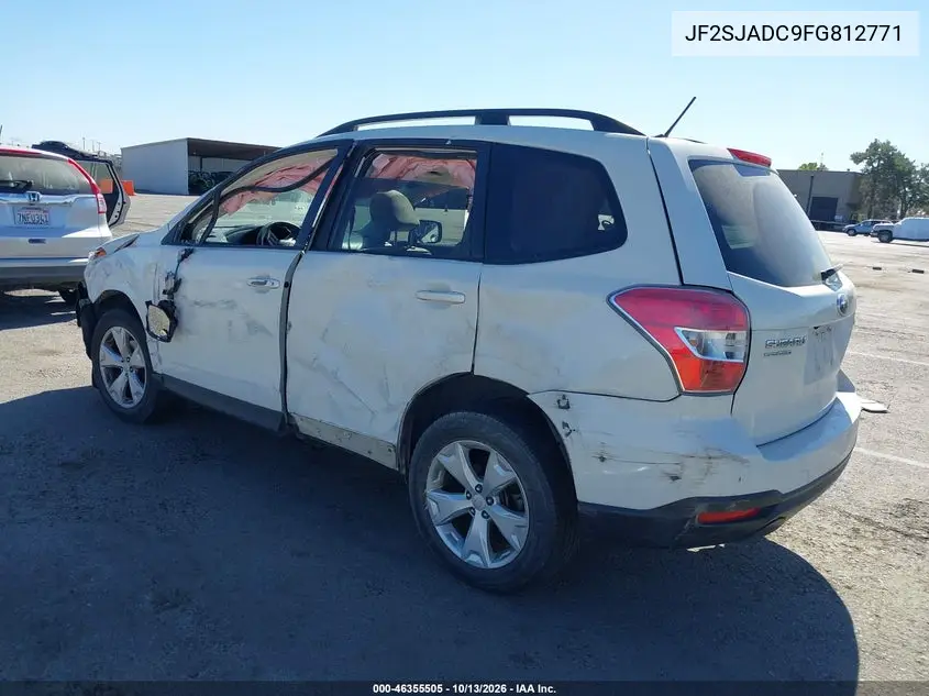 2015 SUBARU FORESTER VIN JF2SJADC9FG812771 — фото 3