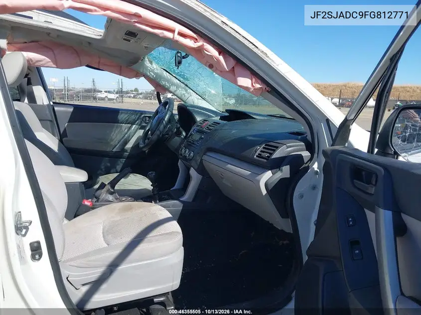 2015 SUBARU FORESTER VIN JF2SJADC9FG812771 — фото 5