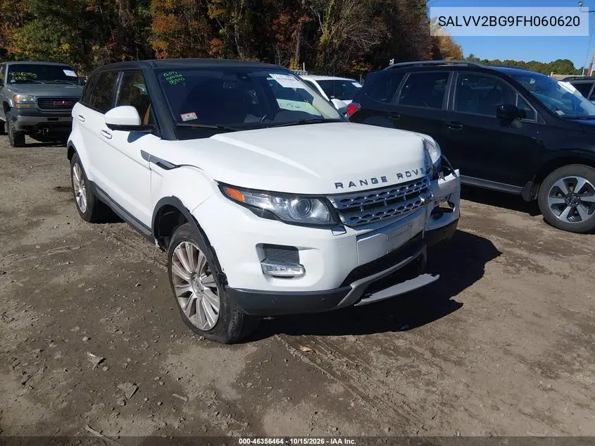 LAND ROVER RANGE ROVER EVOQUE 2015, VIN SALVV2BG9FH060620