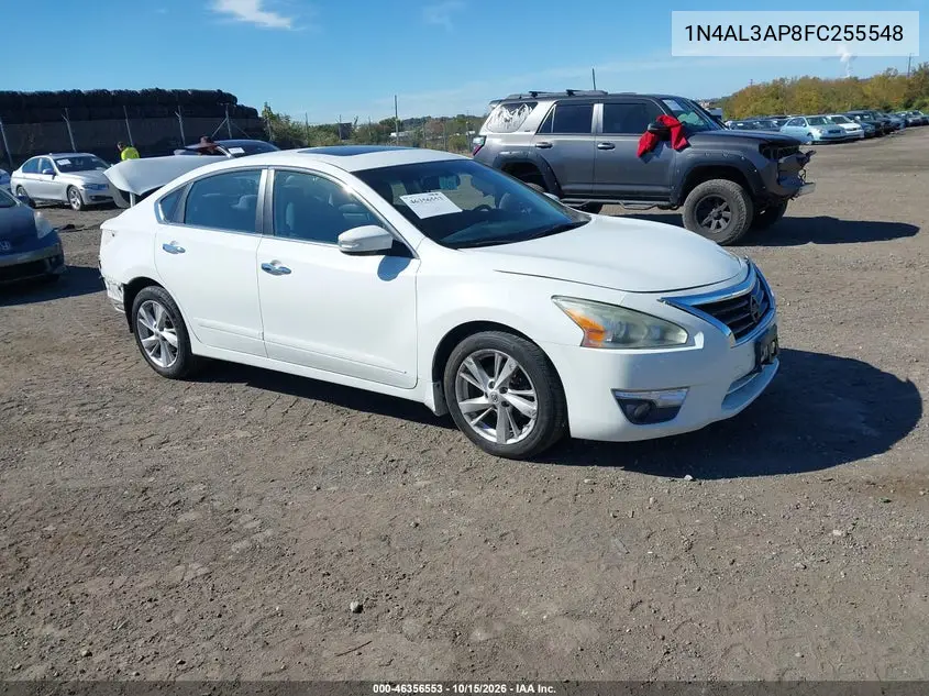 NISSAN ALTIMA 2015, VIN 1N4AL3AP8FC255548