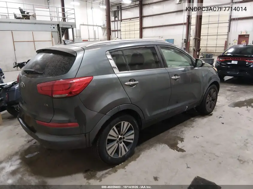 2015 KIA SPORTAGE VIN KNDPC3AC7F7714014 — фото 4