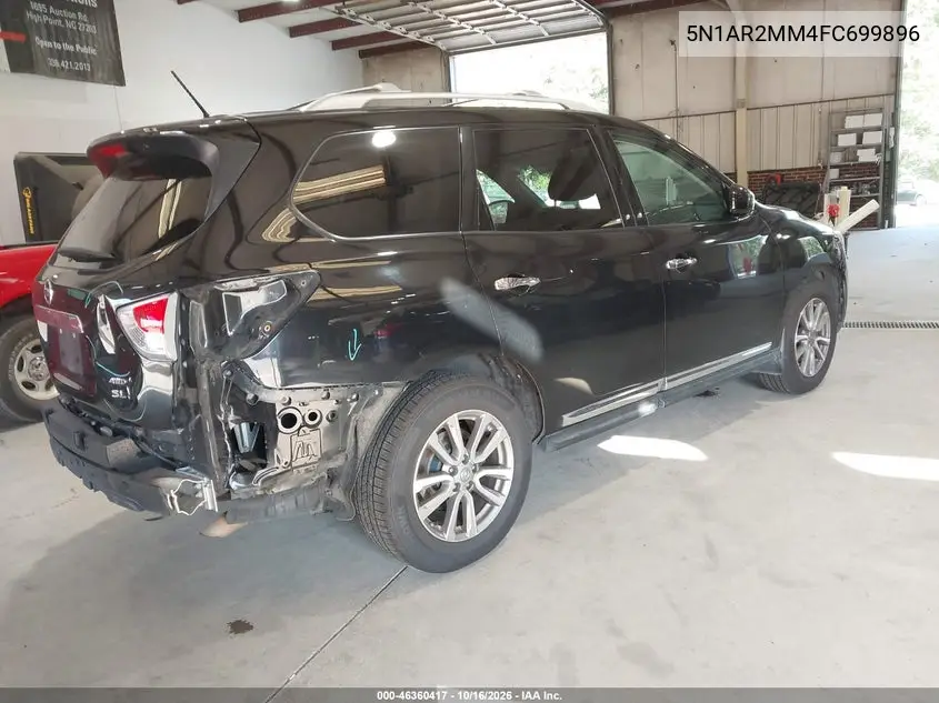 2015 NISSAN PATHFINDER VIN 5N1AR2MM4FC699896 — фото 4