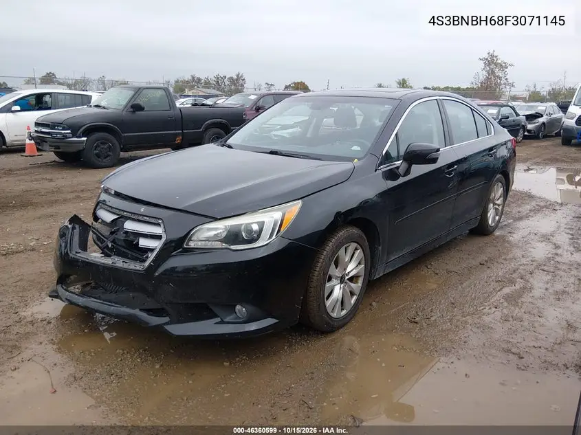 2015 SUBARU LEGACY VIN 4S3BNBH68F3071145 — фото 2