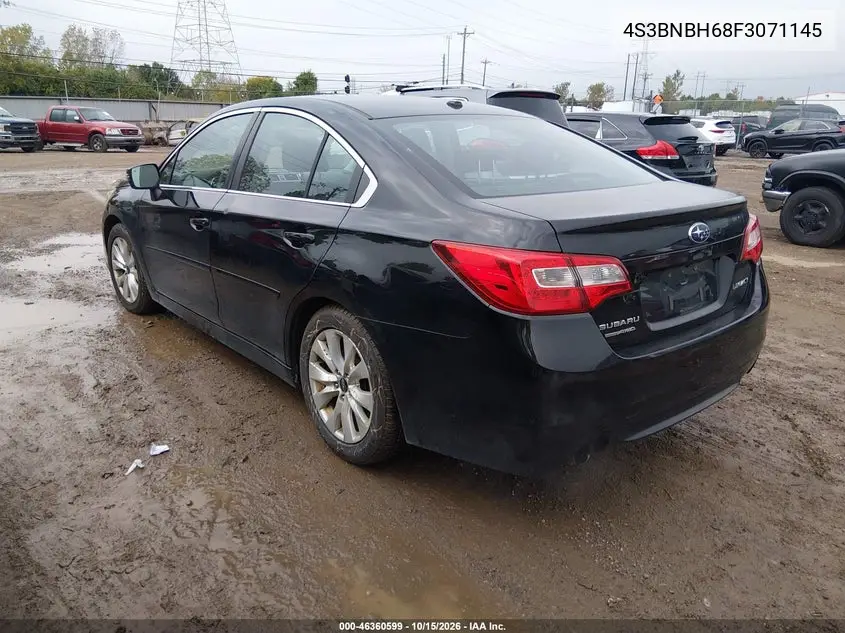 2015 SUBARU LEGACY VIN 4S3BNBH68F3071145 — фото 3