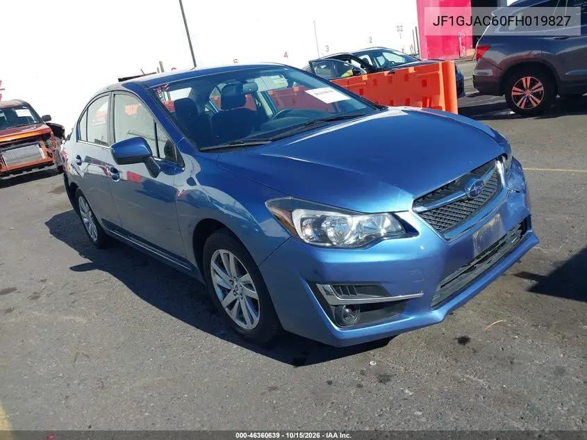 SUBARU IMPREZA 2015, VIN JF1GJAC60FH019827