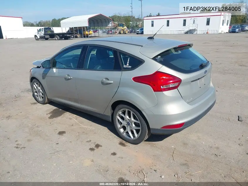 2015 FORD FOCUS VIN 1FADP3K2XFL284005 — фото 3
