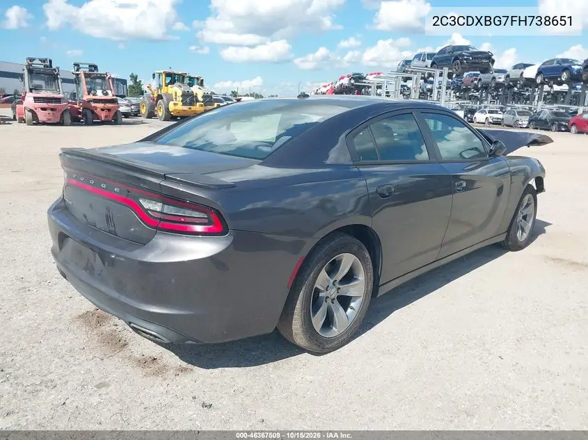 2015 DODGE CHARGER VIN 2C3CDXBG7FH738651 — фото 4
