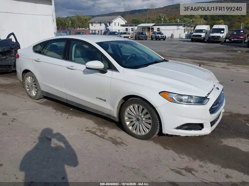 FORD FUSION 2015, VIN 3FA6P0UU1FR199240