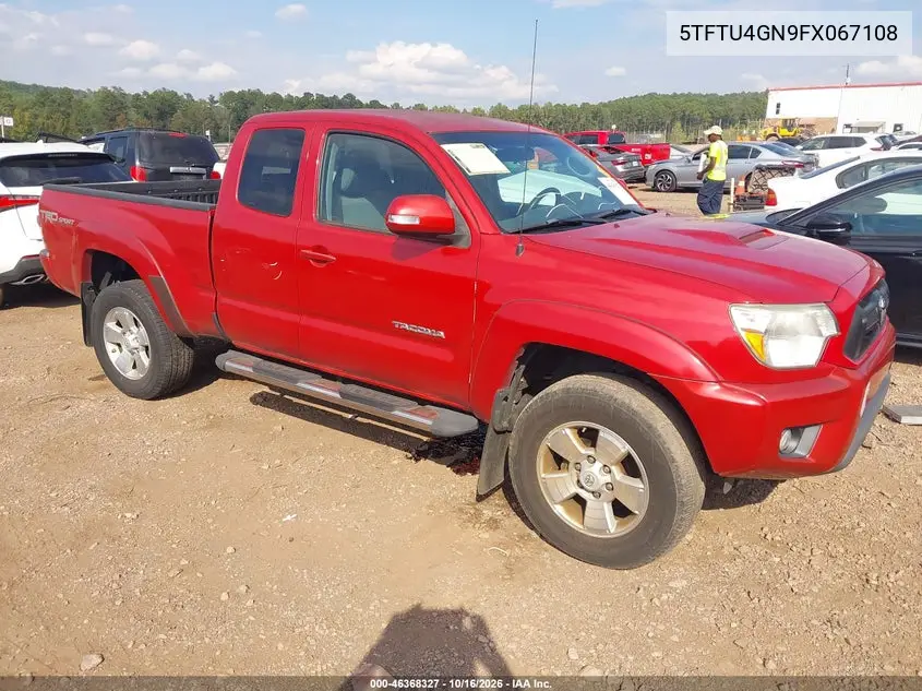 TOYOTA TACOMA 2015, VIN 5TFTU4GN9FX067108