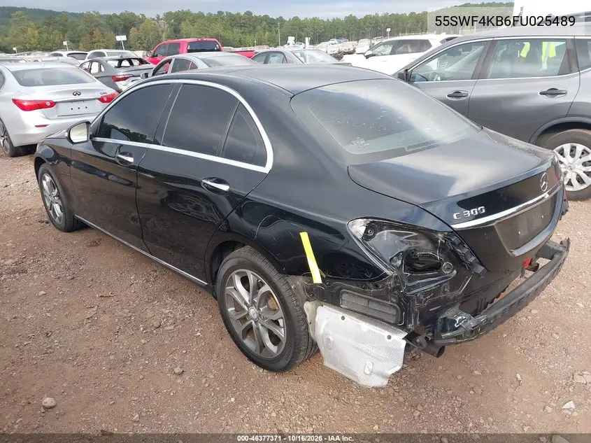 2015 MERCEDES C-KLASSE VIN 55SWF4KB6FU025489 — фото 3