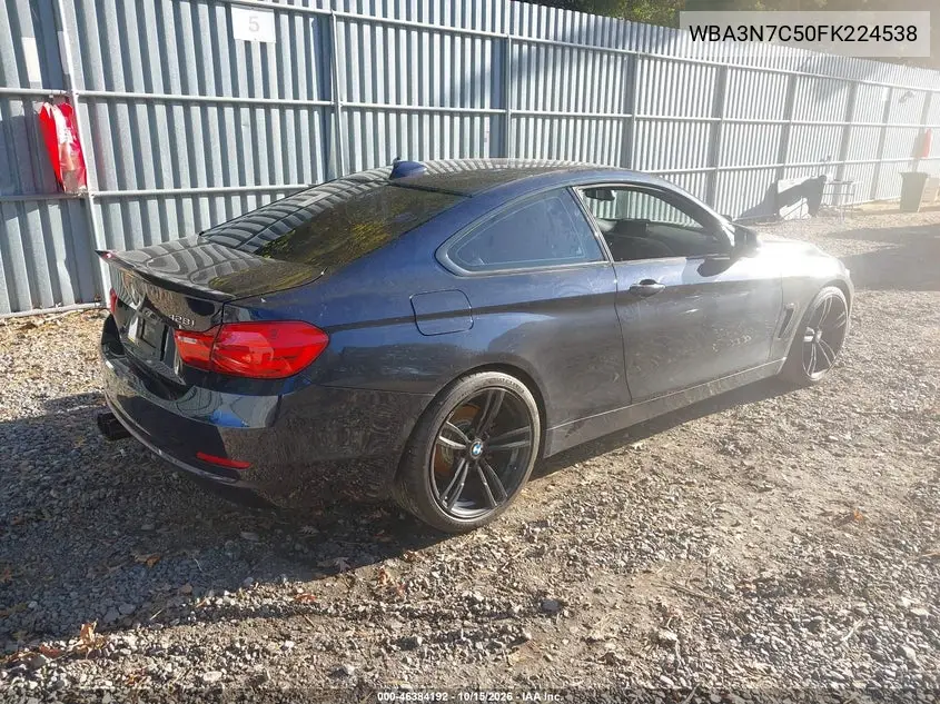 2015 BMW 4ER VIN WBA3N7C50FK224538 — фото 4