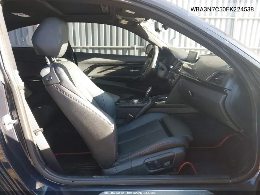 2015 BMW 4ER VIN WBA3N7C50FK224538 — фото 5