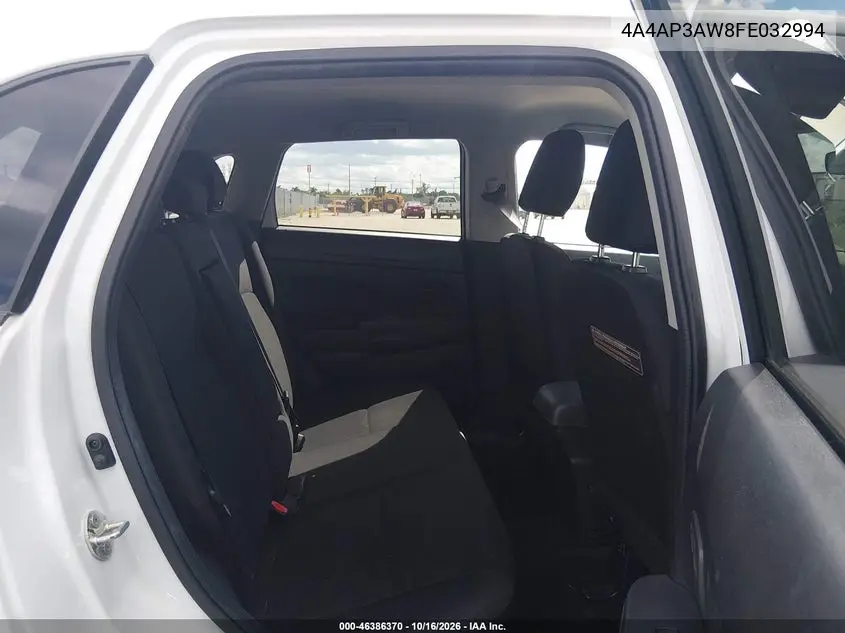 2015 MITSUBISHI OUTLANDER VIN 4A4AP3AW8FE032994 — фото 8